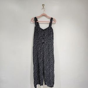 Loft Sleeveless Crop Leg Jumpsuit